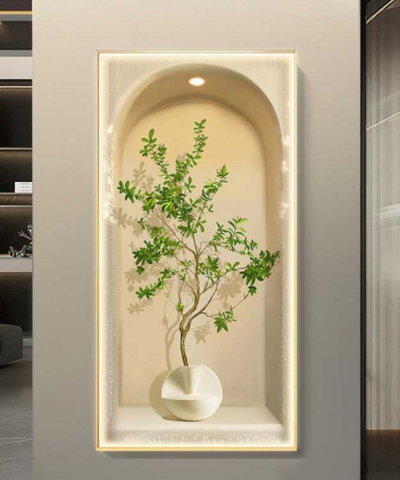 Tree Sign With Luxury Lighting And Aliminium Frame